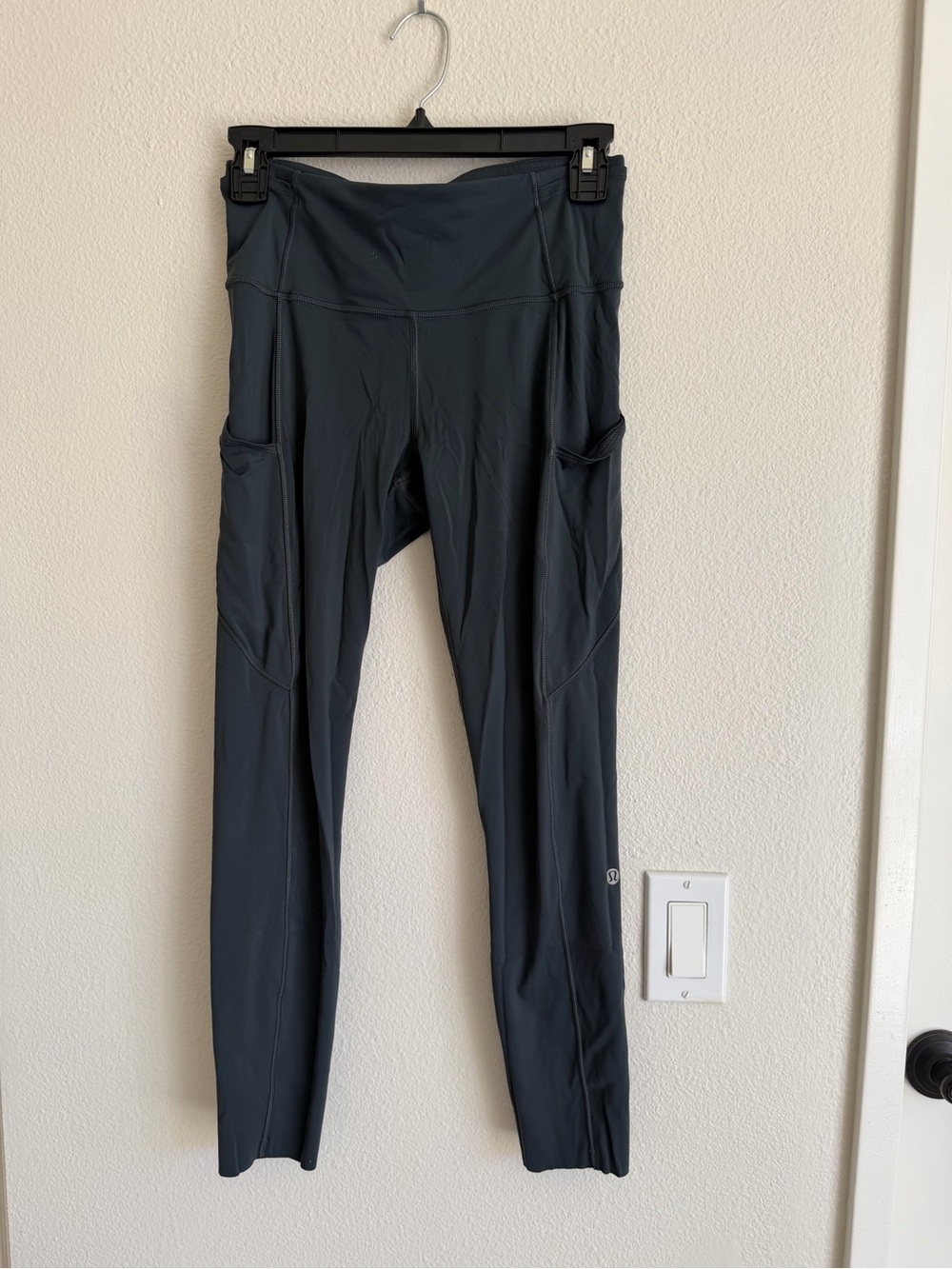lululemon athletica Charcoal Black High-Rise Pocket Leggings
